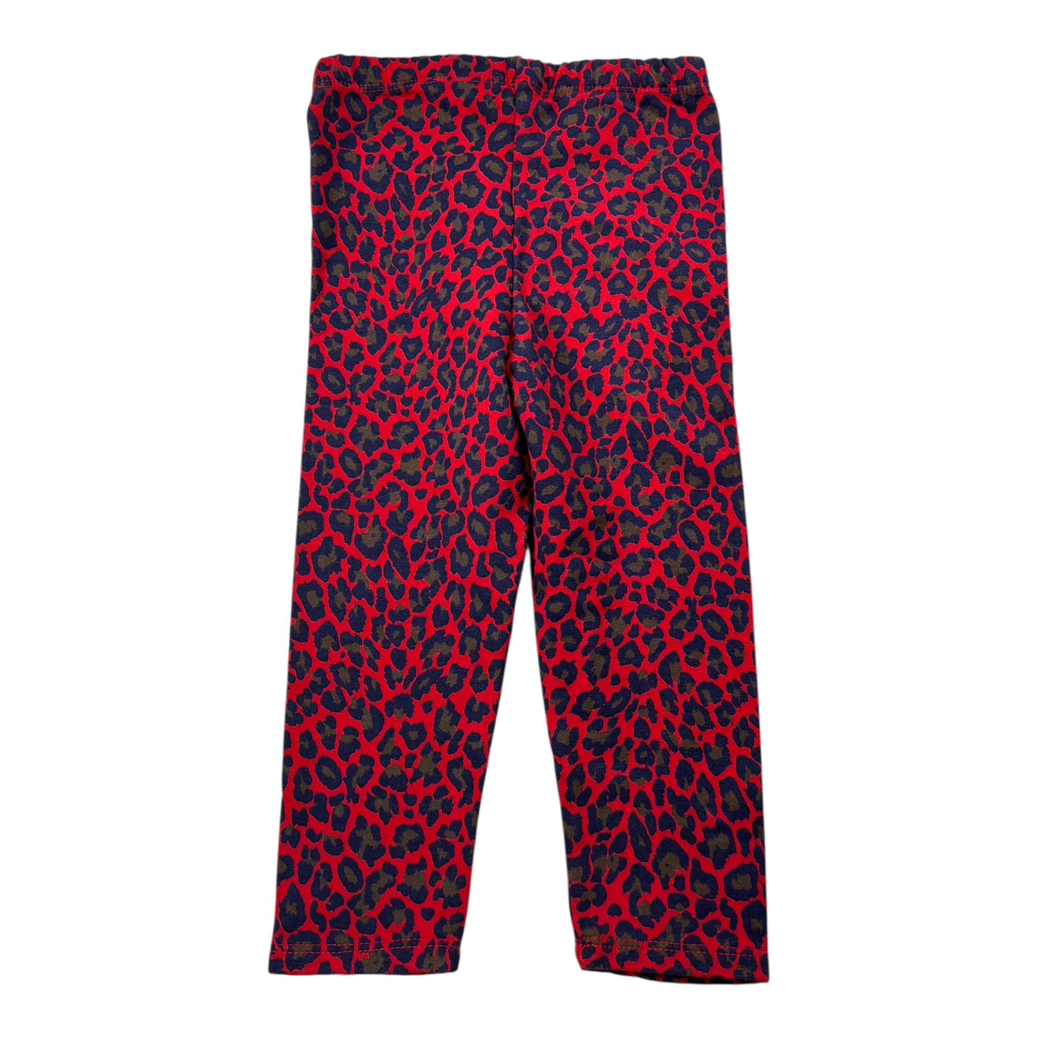 Cozmo Leggins tinta unita con Fantasia Maculata Rosso per Bambina LEGGING320W5J ROSSO COZMO 