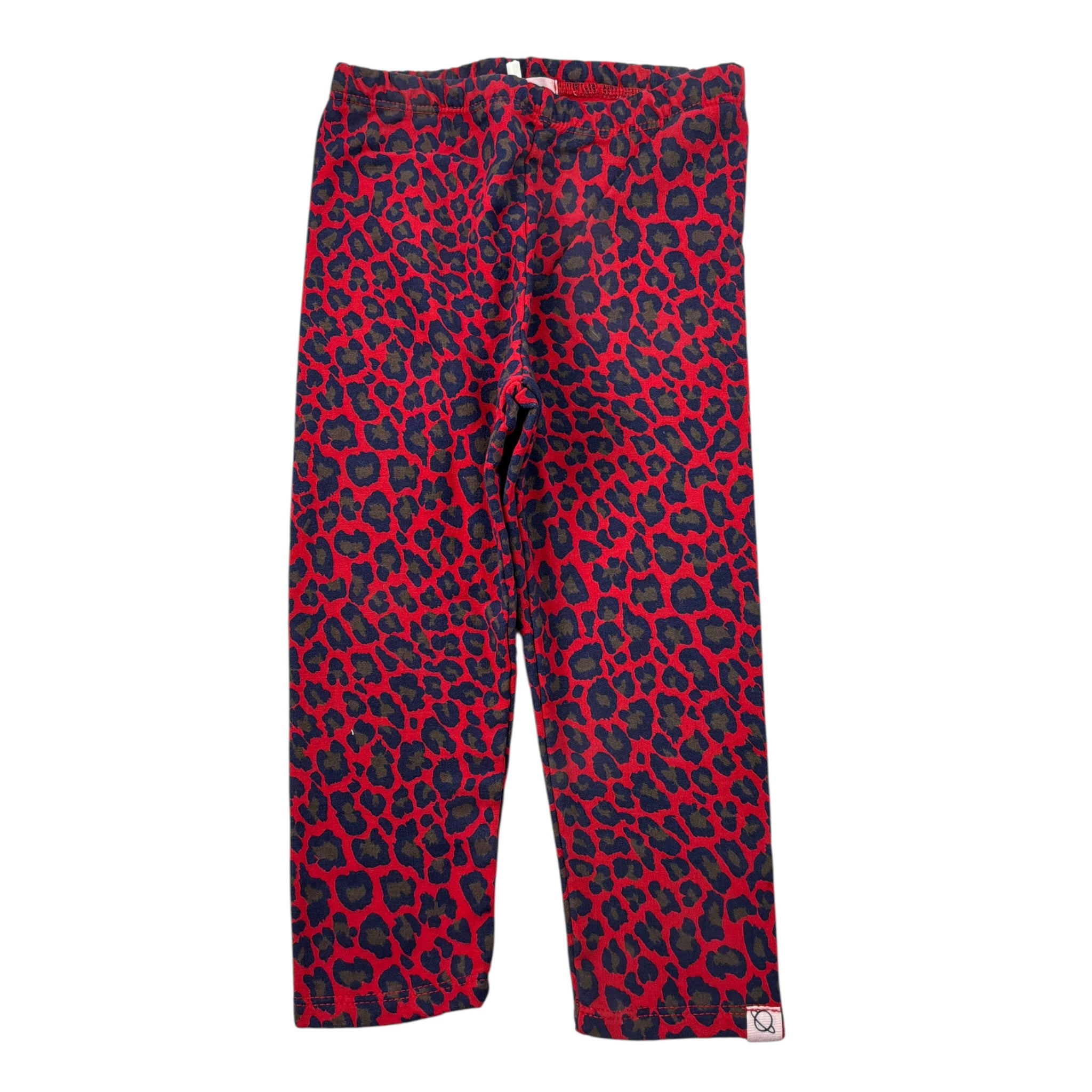 Cozmo Leggins tinta unita con Fantasia Maculata Rosso per Bambina LEGGING320W5J ROSSO COZMO 