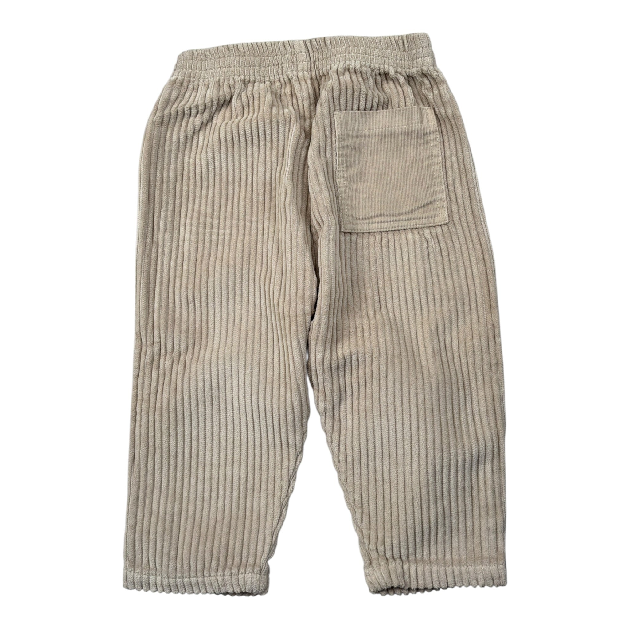 Cozmo Pantalone tinta unita con Elastico In Vita Beige per Neonato MIKI247W5 BEIGE COZMO 