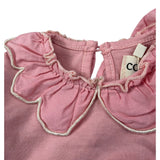 Cozmo Bordy tinta unita con Colletto Rosa per Neonata PALMA244W5 ROSA COZMO 