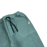 Cozmo Pantalone tinta unita con Girovita Regolabile Verde Acqua per Bambino RICK250W5J VERDE ACQUA COZMO 