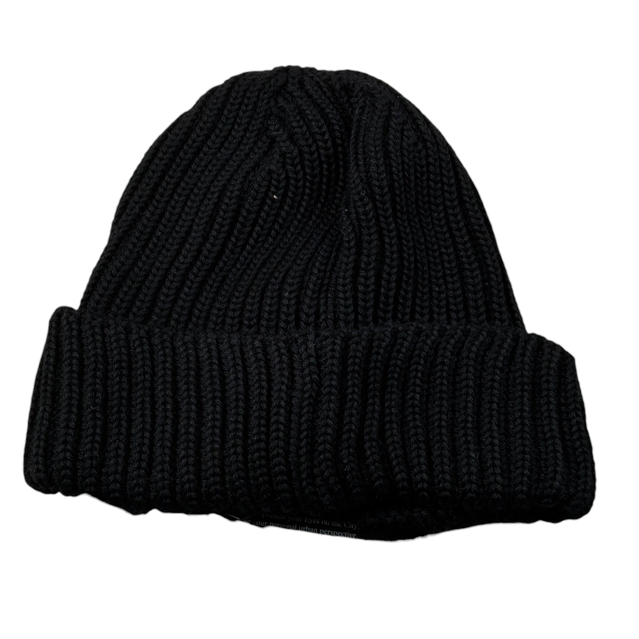 C.P. Company Cappello tinta unita con Logo Nero per Bambino 11CKAC073B NERO C.P. COMPANY 
