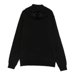 C.P. Company Felpa con Zip E Cappuccio tinta unita Nero per Bambino ÀCNF009 NERO C.P. COMPANY 