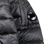 C.P. Company Giubbino tinta unita con Cappuccio Nero per Bambino CNS002L3AB1 NERO C.P. COMPANY 