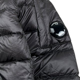 C.P. Company Giubbino tinta unita con Cappuccio Nero per Bambino CNS002L3AB1 NERO C.P. COMPANY 