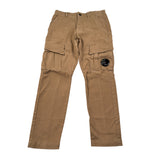 C.P. Company Pantalone tinta unita con Girovita Regolabile Beige per Bambino COP004 BEIGE C.P. COMPANY 