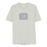 C.P. Company T-Shirt Girocollo tinta unita con Stampa Bianco per Bambino CQM002 BIANCO C.P. COMPANY 