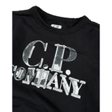 C.P. Company Completo 2 Pezzi Felpa-Pantalone tinta unita Nero per Bambino CUK008 NERO C.P. COMPANY 