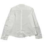 Daniele Alessandrini Camicia Manica Lunga tinta unita con Logo Bianco per Bambino 1231C1205 BIANCO DANIELE ALESSANDRINI 