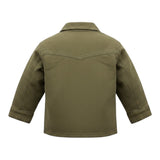 Daniele Alessandrini Camicia tinta unita con Bottoni Verde per Bambino 1231CZ00244 VERDE DANIELE ALESSANDRINI 