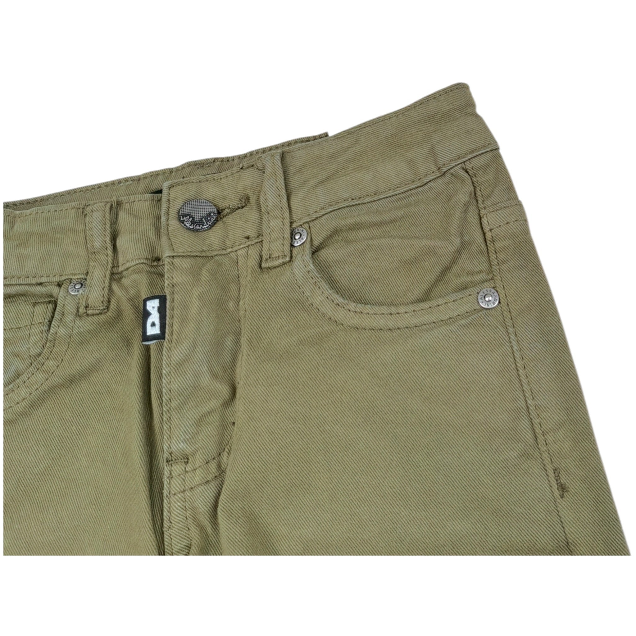 Daniele Alessandrini Pantalone tinta unita con Girovita Regolabile Verde per Bambino 1231P00184 VERDE DANIELE ALESSANDRINI 