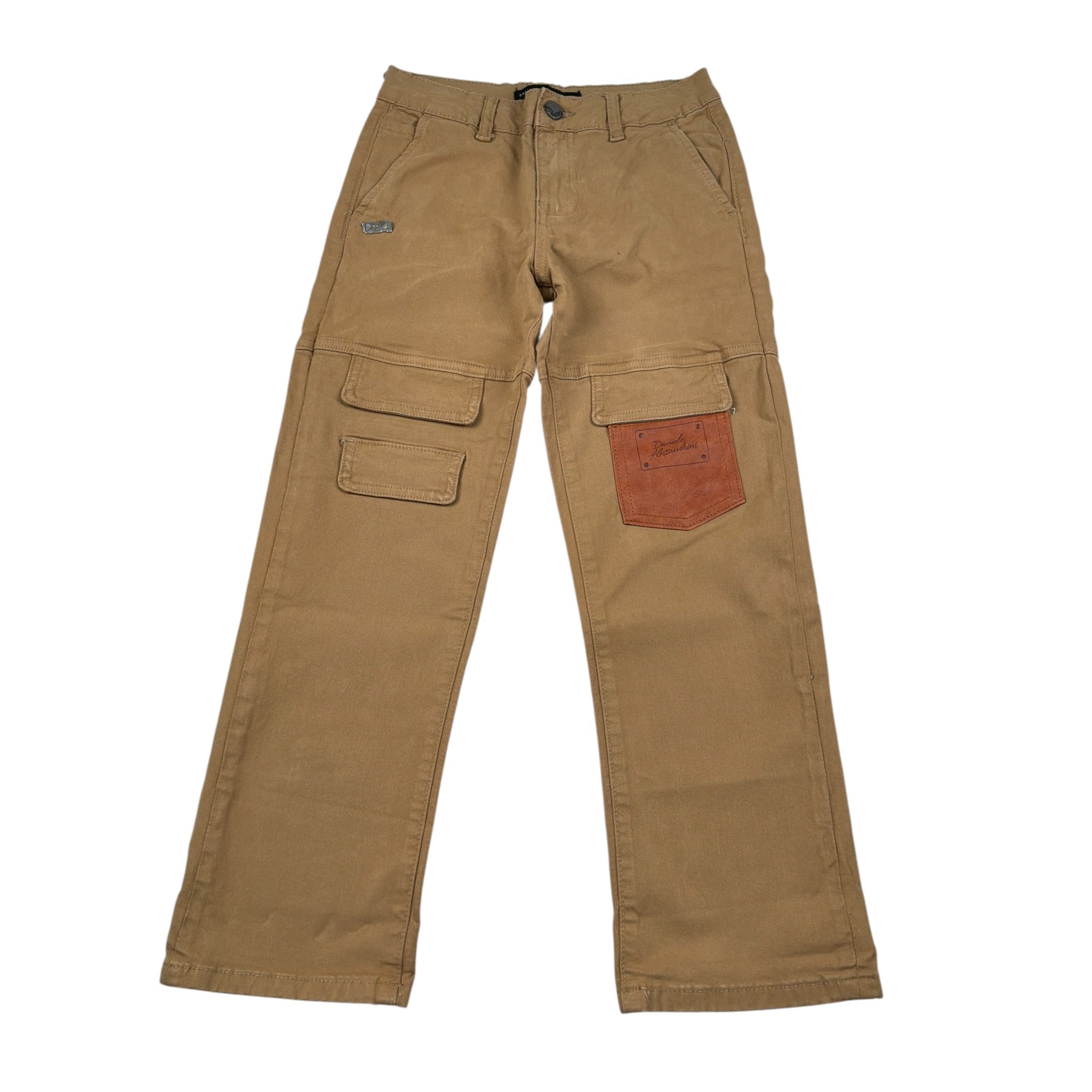 Daniele Alessandrini Pantalone tinta unita con Tasche Cammello per Bambino 1231P00188 CAMMELLO DANIELE ALESSANDRINI 