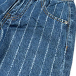 Daniele Alessandrini Jeans tinta unita con Girovita Regolabile Blu per Bambino 1231PD00189 BLU DANIELE ALESSANDRINI 
