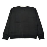 Daniele Alessandrini Cardigan tinta unita con Logo Nero per Neonato 1231W00206N NERO DANIELE ALESSANDRINI 