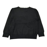 Daniele Alessandrini Maglia tinta unita con Stampa Nero per Bambino 1231W00239X NERO DANIELE ALESSANDRINI 