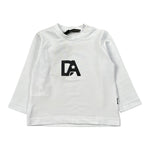 Daniele Alessandrini Shirt tinta unita Girocollo con Stampa Bianco per Neonato 1291M00113 BIANCO DANIELE ALESSANDRINI 