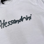Daniele Alessandrini Shirt Girocollo tinta unita con Stampa Bianco per Bambino 1291M00131 BIANCO DANIELE ALESSANDRINI 