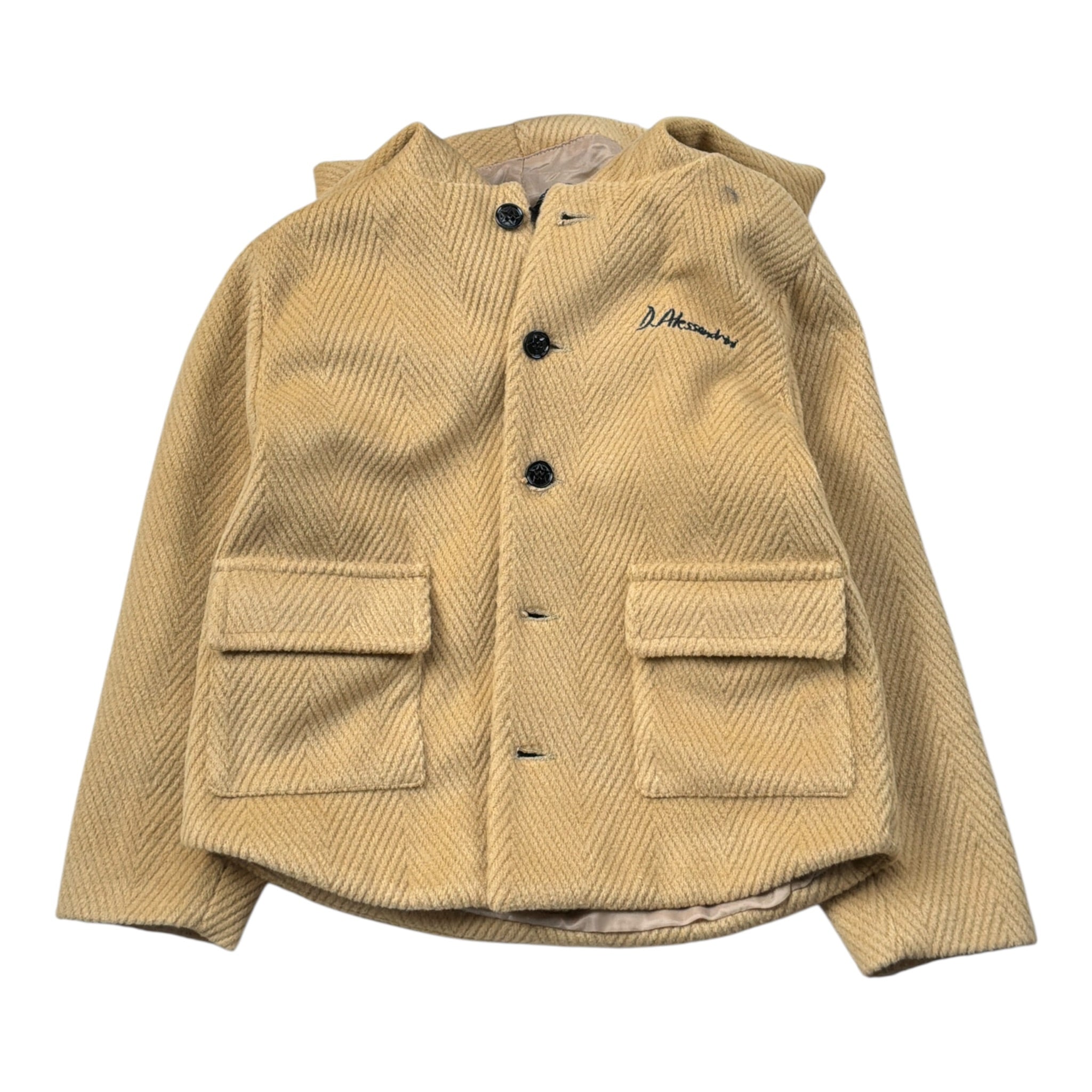 Daniele Alessandrini Cappotto tinta unita con Cappuccio Beige per Bambino 1291O00137XJ BEIGE DANIELE ALESSANDRINI 