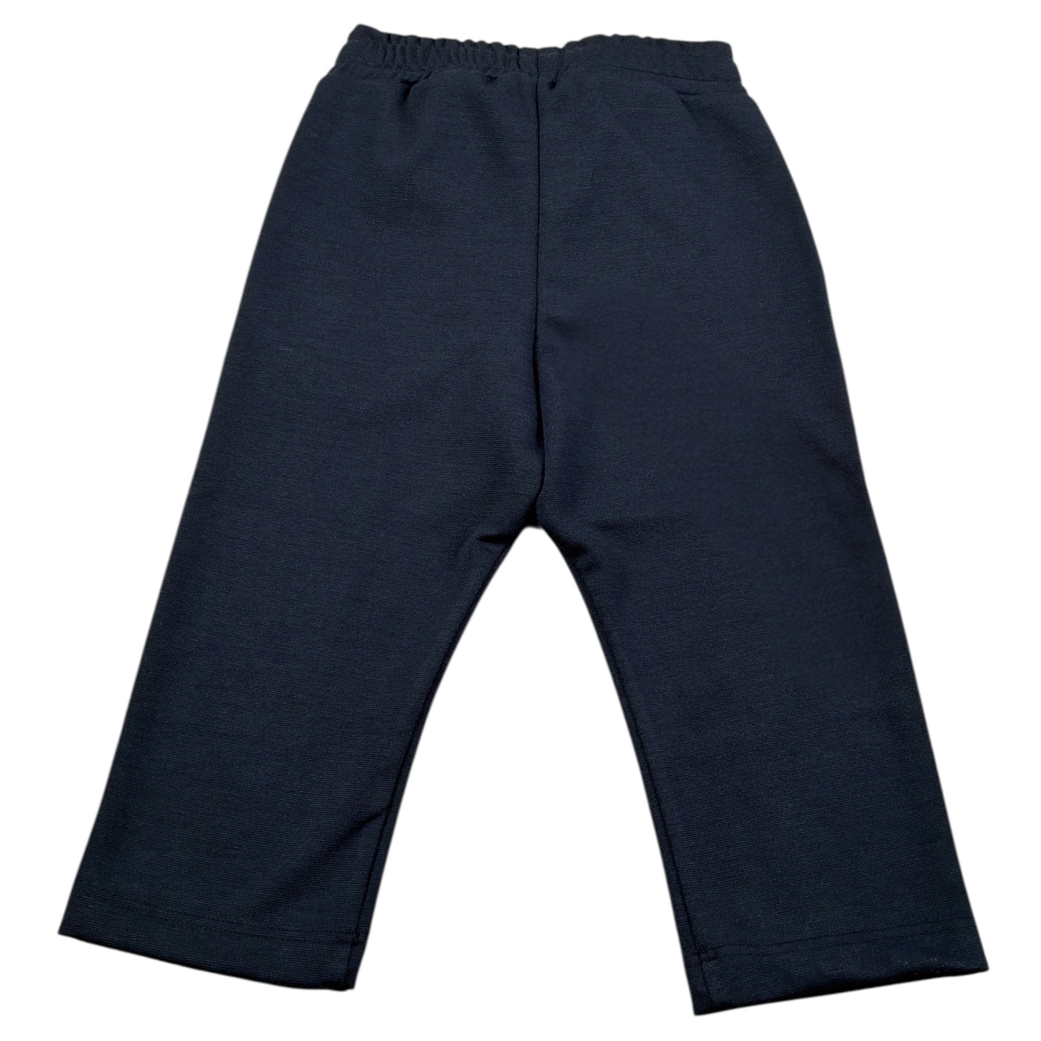 Daniele Alessandrini Pantalone tinta unita con Elastico In Vita Blu per Neonato 1291P00136 BLU DANIELE ALESSANDRINI 