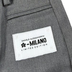 Daniele Alessandrini Pantalone tinta unita con Girovita Regolabile Grigio per Neonato 1291P00151 GRIGIO DANIELE ALESSANDRINI 