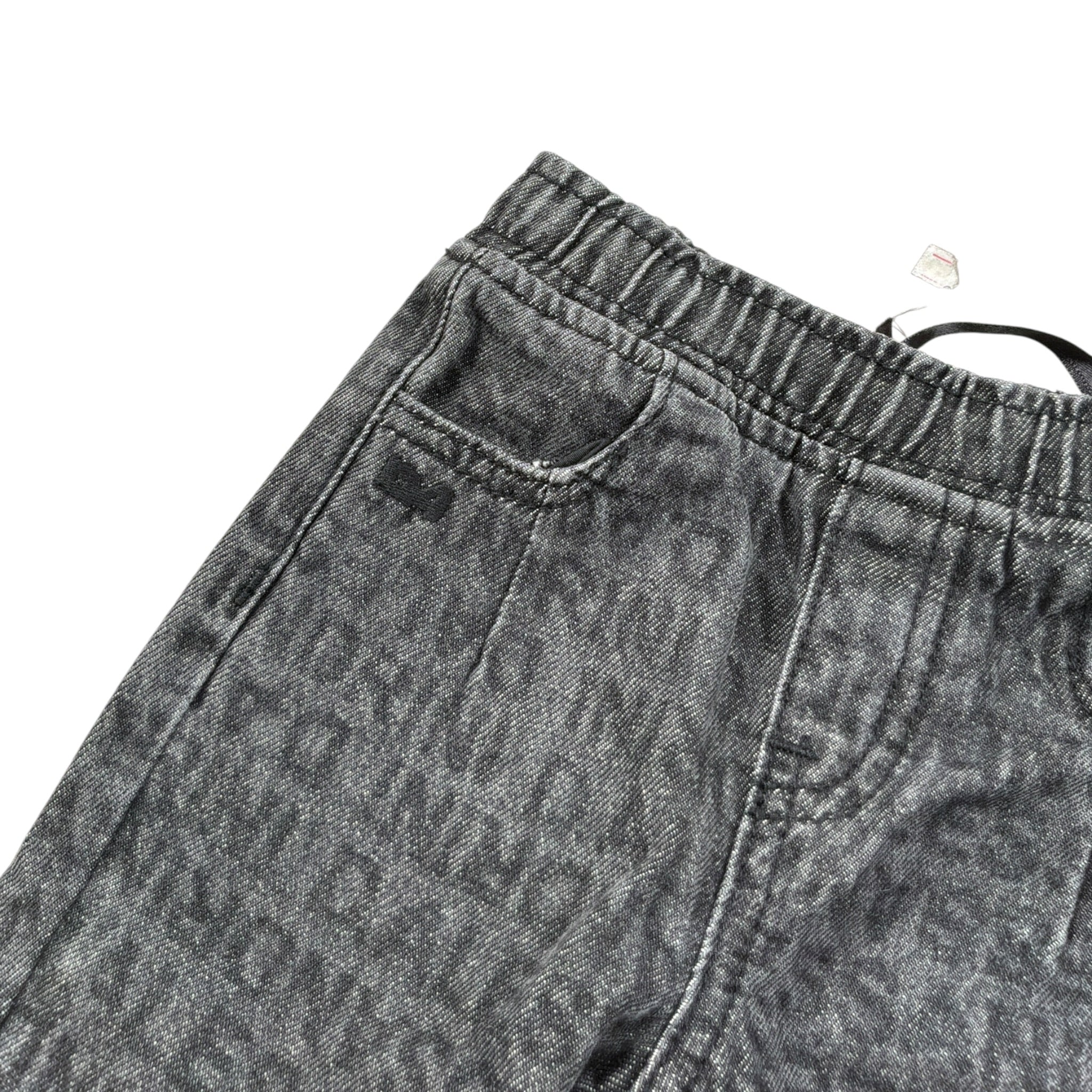 Daniele Alessandrini Jeans tinta unita con Elastico In Vita Logato Nero per Neonato 1291PD00091 NERO DANIELE ALESSANDRINI 