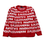 Daniele Alessandrini Maglia Girocollo tinta unita con Stampe Rosso per Bambino 1291W00106JX ROSSO DANIELE ALESSANDRINI 