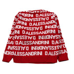 Daniele Alessandrini Maglia Girocollo tinta unita con Stampe Rosso per Bambino 1291W00106JX ROSSO DANIELE ALESSANDRINI 