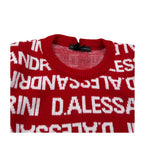 Daniele Alessandrini Maglia Girocollo tinta unita con Stampe Rosso per Bambino 1291W00106JX ROSSO DANIELE ALESSANDRINI 