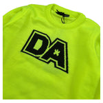 Daniele Alessandrini Maglia tinta unita con Stampa Giallo Fluo per Bambino 1291W00117 GIALLO FLUO DANIELE ALESSANDRINI 