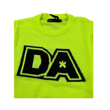 Daniele Alessandrini Maglia tinta unita con Stampa Giallo Fluo per Neonato 1291W00117X GIALLO FLUO DANIELE ALESSANDRINI 