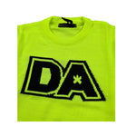 Daniele Alessandrini Maglia tinta unita con Stampa Giallo Fluo per Neonato 1291W00117X GIALLO FLUO DANIELE ALESSANDRINI 