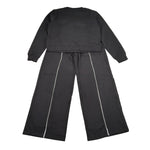 Diadora Completo 2 Pezzi Felpa-Pantalone tinta unita Nero per Bambina 102182240 NERO DIADORA 