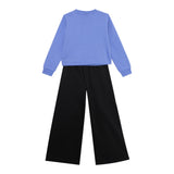 Diadora Completo 2 Pezzi Felpa-Pantalone tinta unita Viola per Bambina 102182240X VIOLA DIADORA 