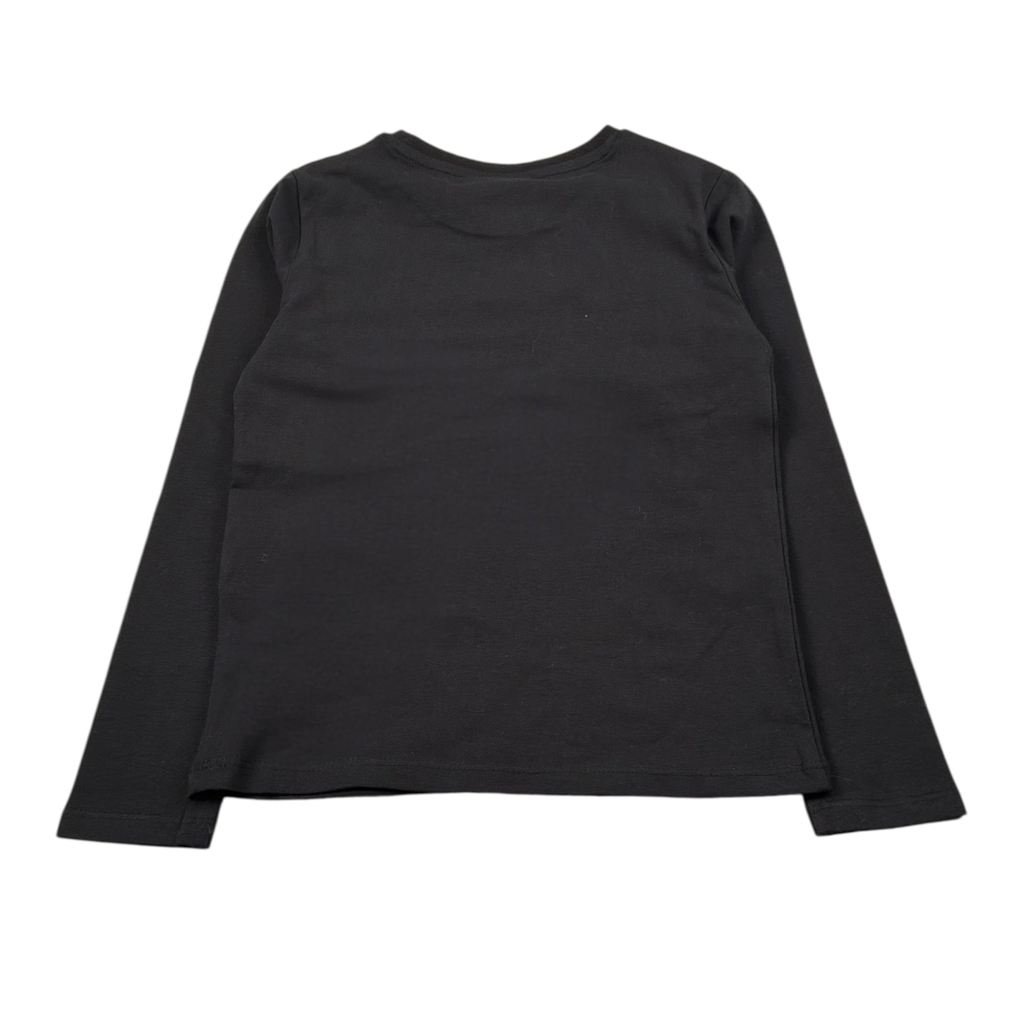 Diadora Shirt Girocollo tinta unita con Logo Nero per Bambino 102182243X NERO DIADORA 