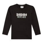 Diadora Shirt Girocollo tinta unita con Logo Nero per Bambino 102182243XX NERO DIADORA 