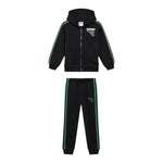 Diadora Completo 2 Pezzi Felpa-Pantalone tinta unita Nero per Bambino 102182257X NERO DIADORA 