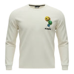 Diadora Shirt tinta unita con Stampa Panna per Bambino F5DIJBTH022 PANNA DIADORA 