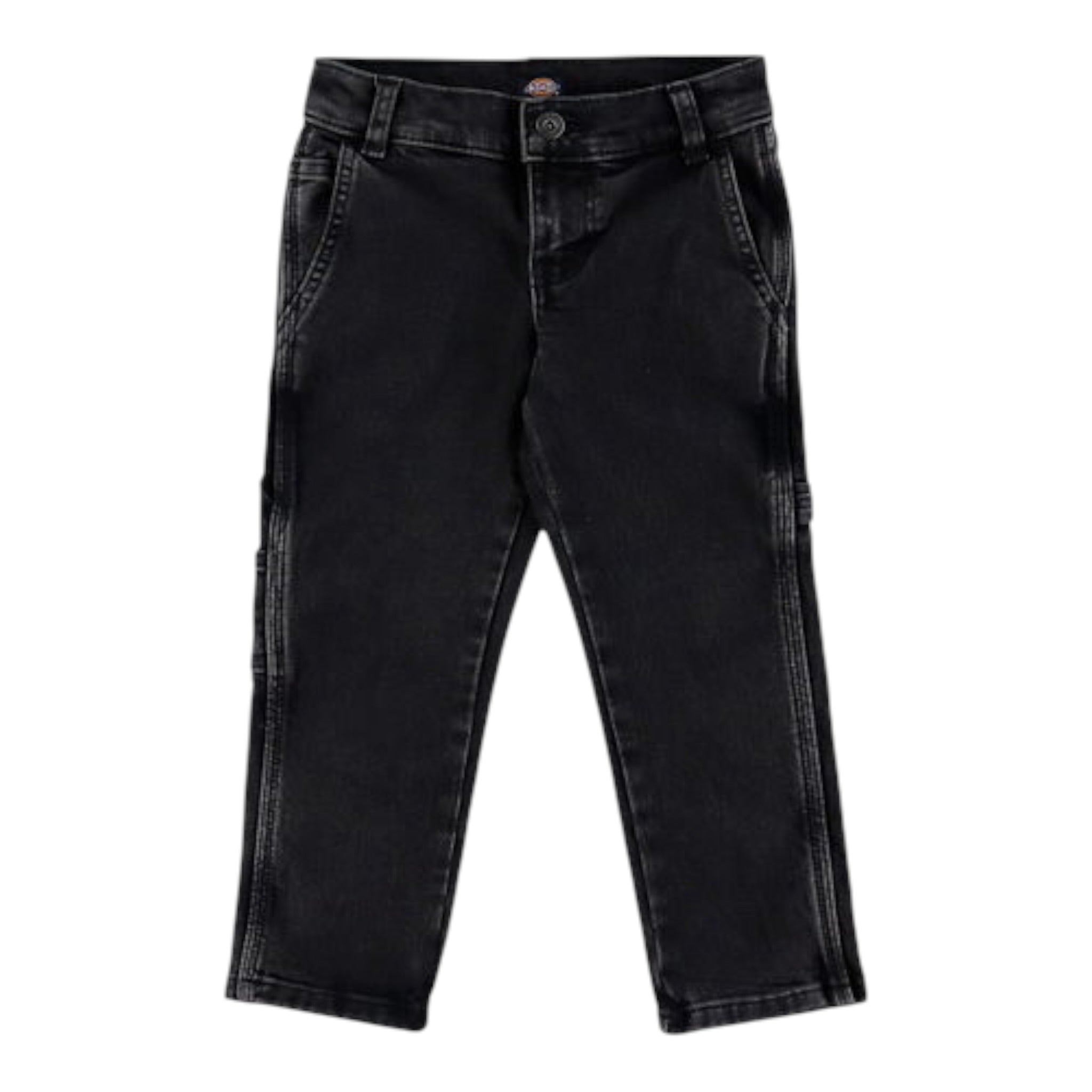 Dickies Jeans tinta unita con Tasche Americane Nero per Bambino DK0A87LKJ791 NERO DICKIES 