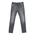 Diesel Jeans tinta unita con Elastico In Vita Grigio per Bambino 00J3AJ GRIGIO DIESEL 