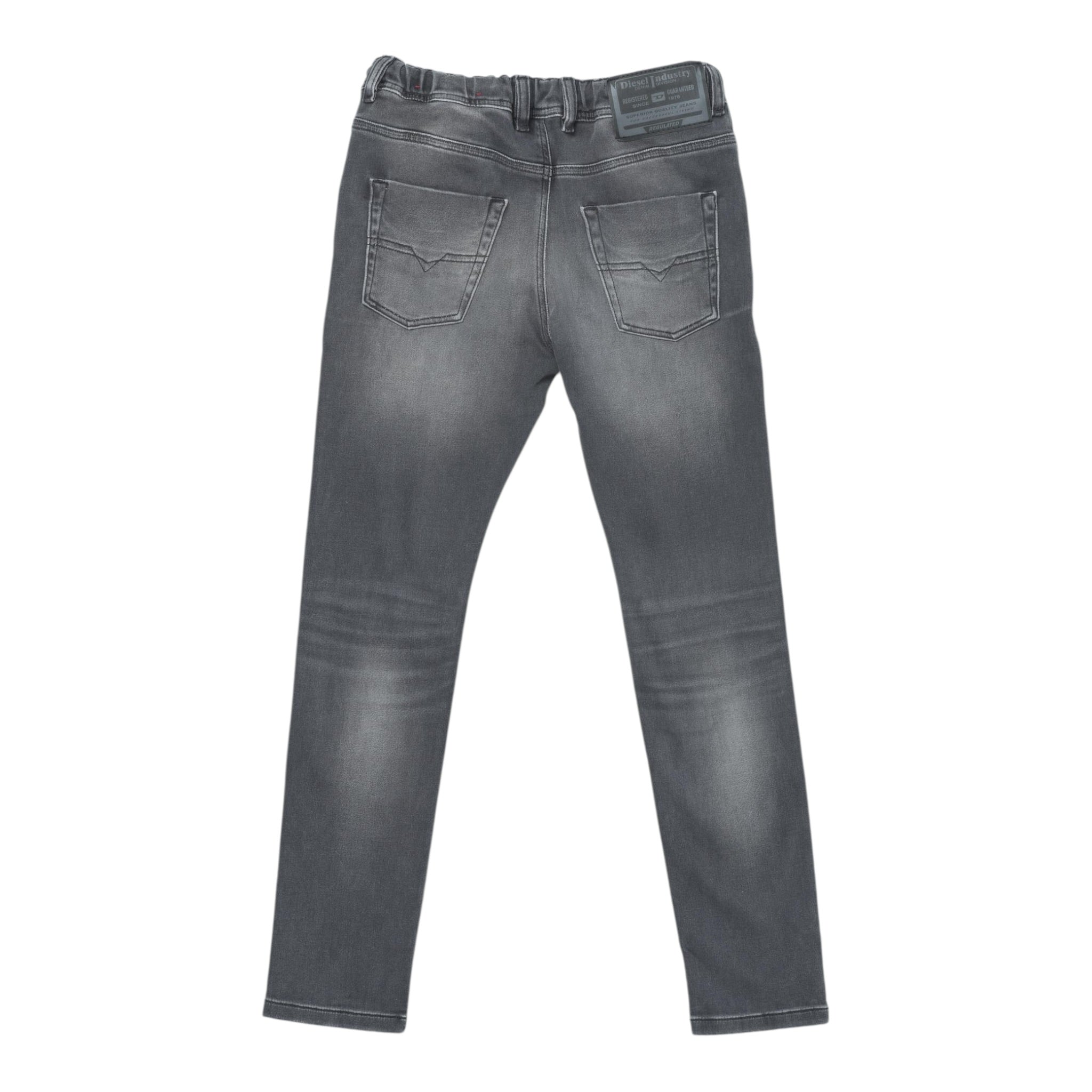 Diesel Jeans tinta unita con Elastico In Vita Grigio per Bambino 00J3AJ GRIGIO DIESEL 