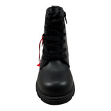 Diesel Stivale tinta unita con Lacci Nero per Bambina BC1045 NERO DIESEL 