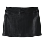 Diesel Gonna tinta unita In Ecopelle Nero per Bambina I02367 NERO DIESEL 