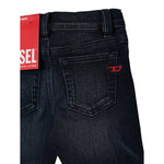 Diesel Jeans tinta unita con Girovita Regolabile Blu per Bambino J008099 BLU DIESEL 