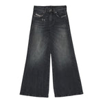 Diesel Jeans tinta unita con Girovita Regolabile Grigio per Bambina J00816 GRIGIO DIESEL 
