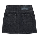 Diesel Gonna tinta unita In Denim con Brillantini Nero per Bambina J00958X NERO DIESEL 