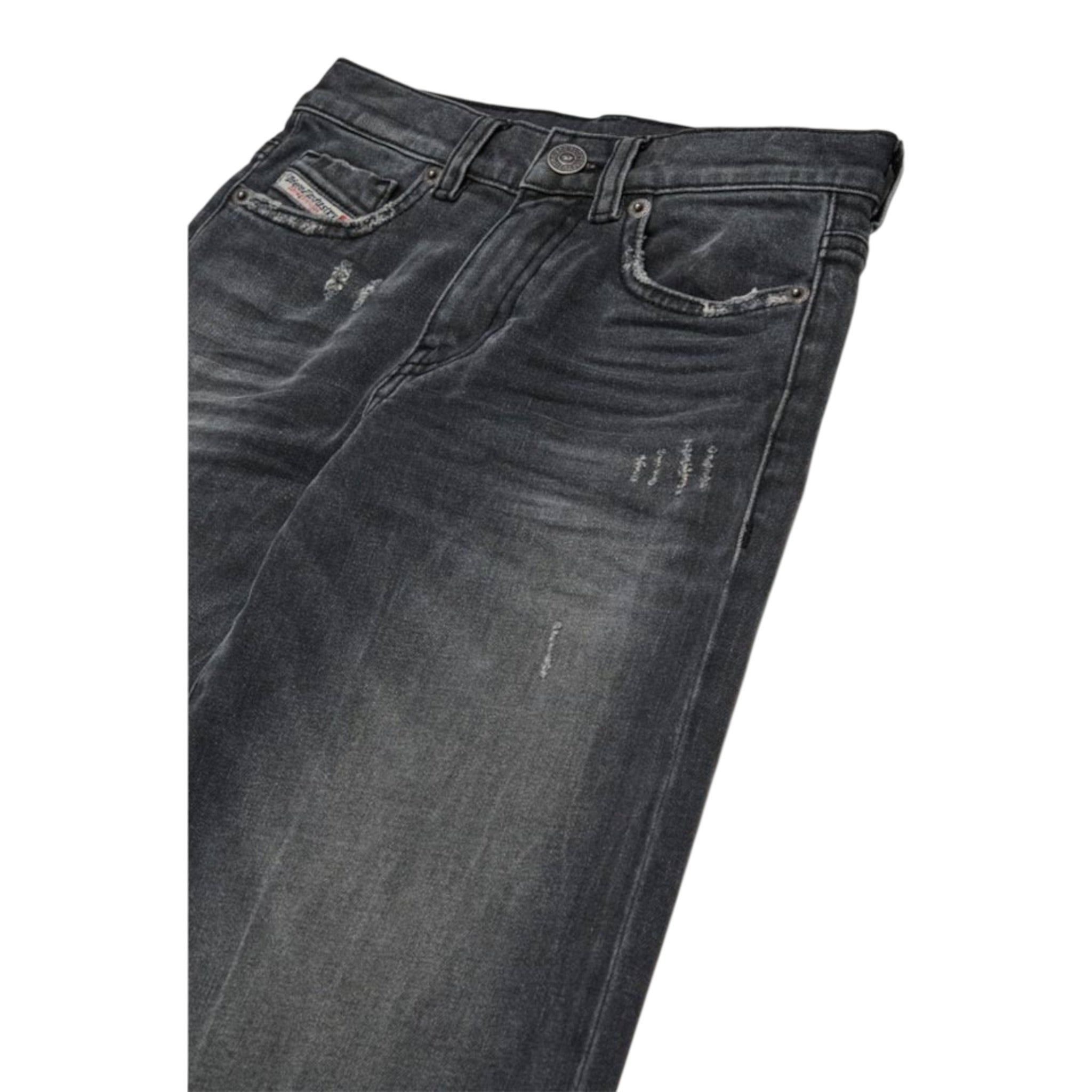 Diesel Jeans tinta unita Modello A Palazzo Grigio per Bambina J00994KXBRJ GRIGIO DIESEL 