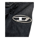 Diesel Giubbino In Denim tinta unita Nero per Bambina J01847 NERO DIESEL 