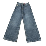 Diesel Jeans tinta unita Modello Palazzo Blu per Bambina J01852 BLU DIESEL 