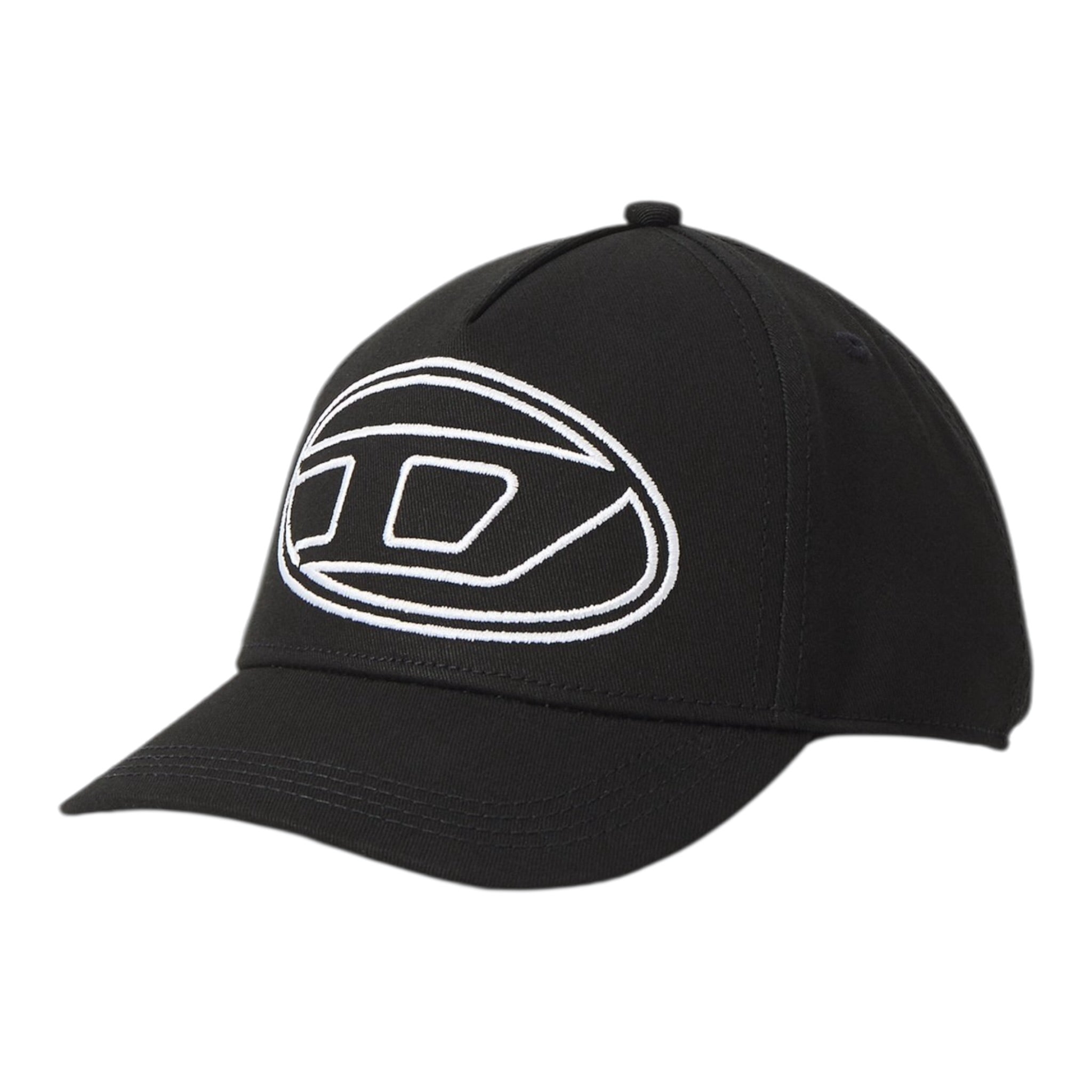 Diesel Cappello Modello Berretto tinta unita con Logo Nero per Bambino J02132 NERO DIESEL 