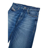 Diesel Jeans tinta unita con Girovita Regolabile Blu per Bambina J02323 BLU DIESEL 